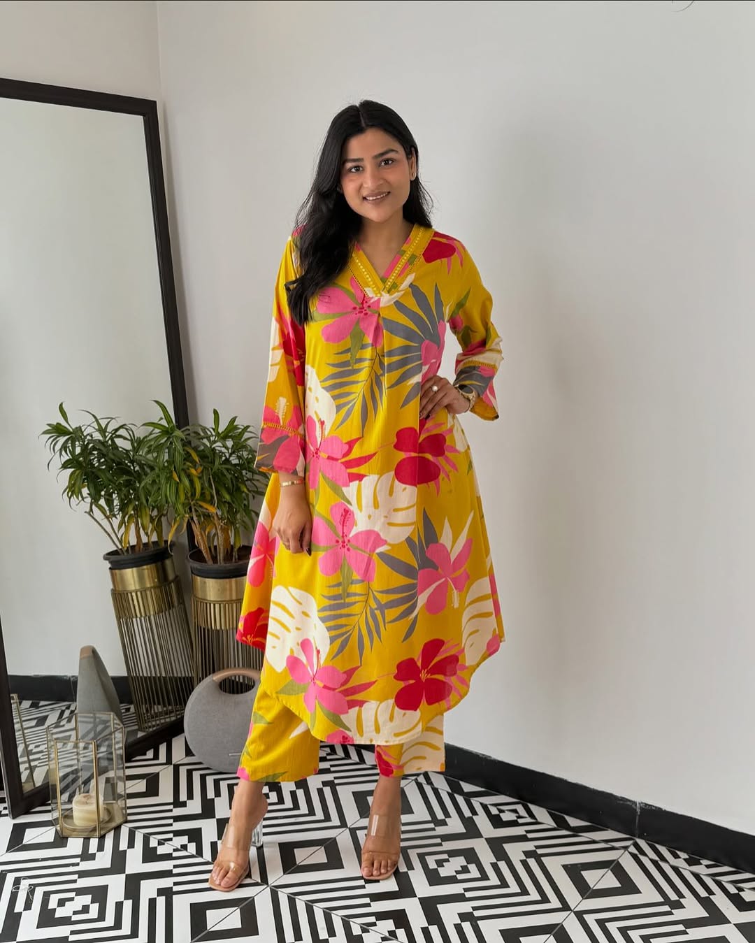 Designer Multicolor Embroidered Co-ord Set