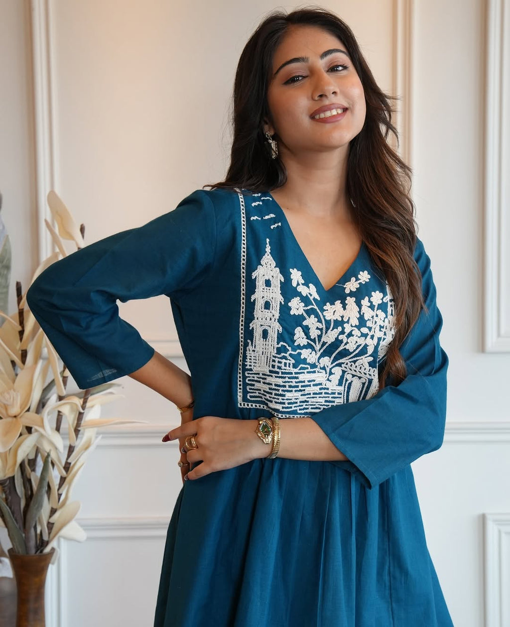 Premium Designer Embroidered Co-ord Set