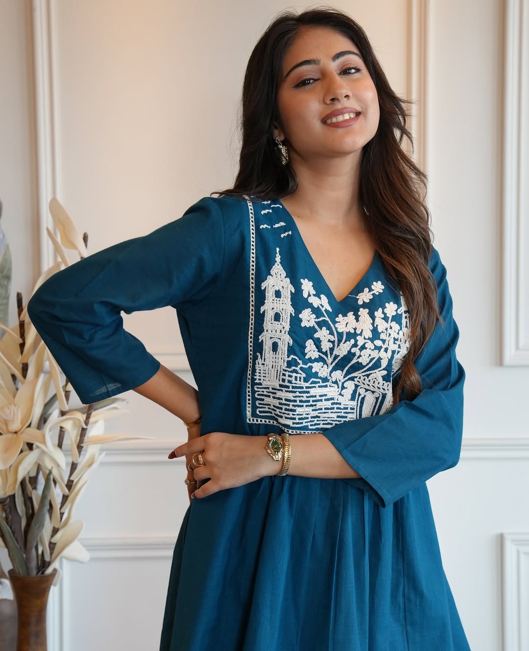 Premium Designer Embroidered Co-ord Set