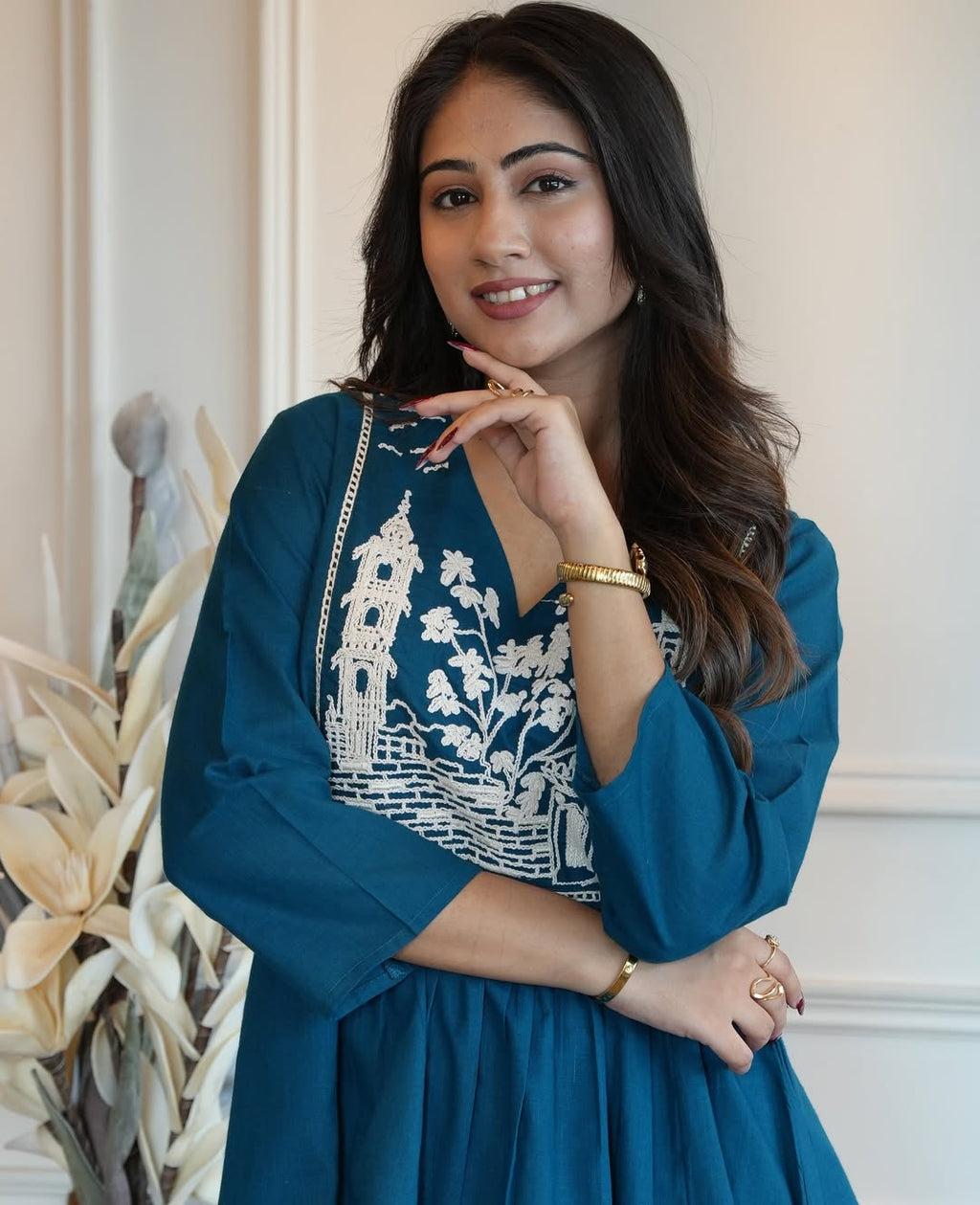 Premium Designer Embroidered Co-ord Set