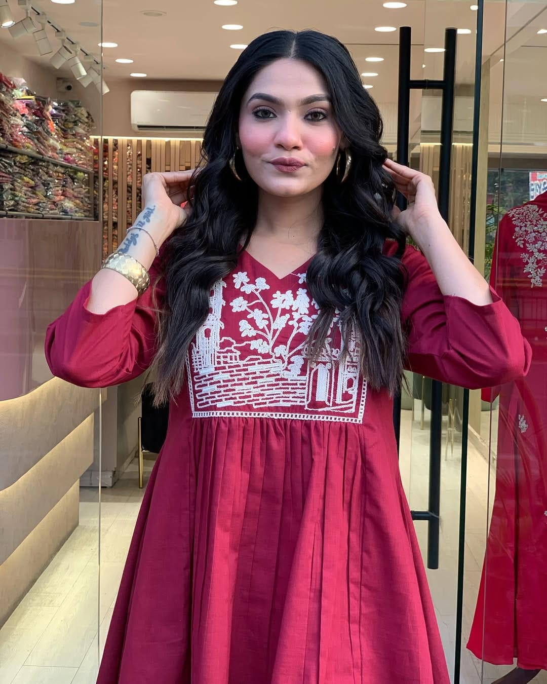 Premium Designer Embroidered Co-ord Set