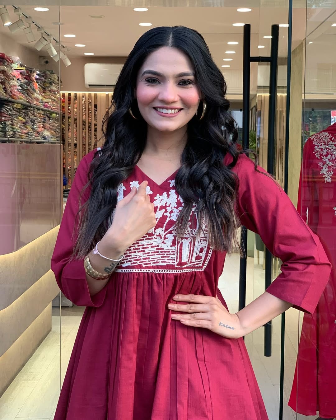 Premium Designer Embroidered Co-ord Set