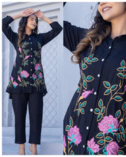 Breathtaking Embroidery Cord Set