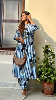 La Royale Hand Block Printed Coord Set