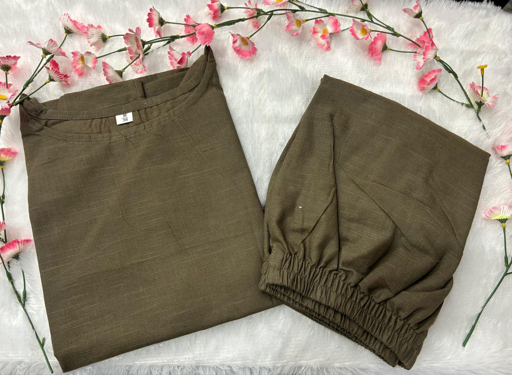 Premium Stylish Embroidered Co-ord Set