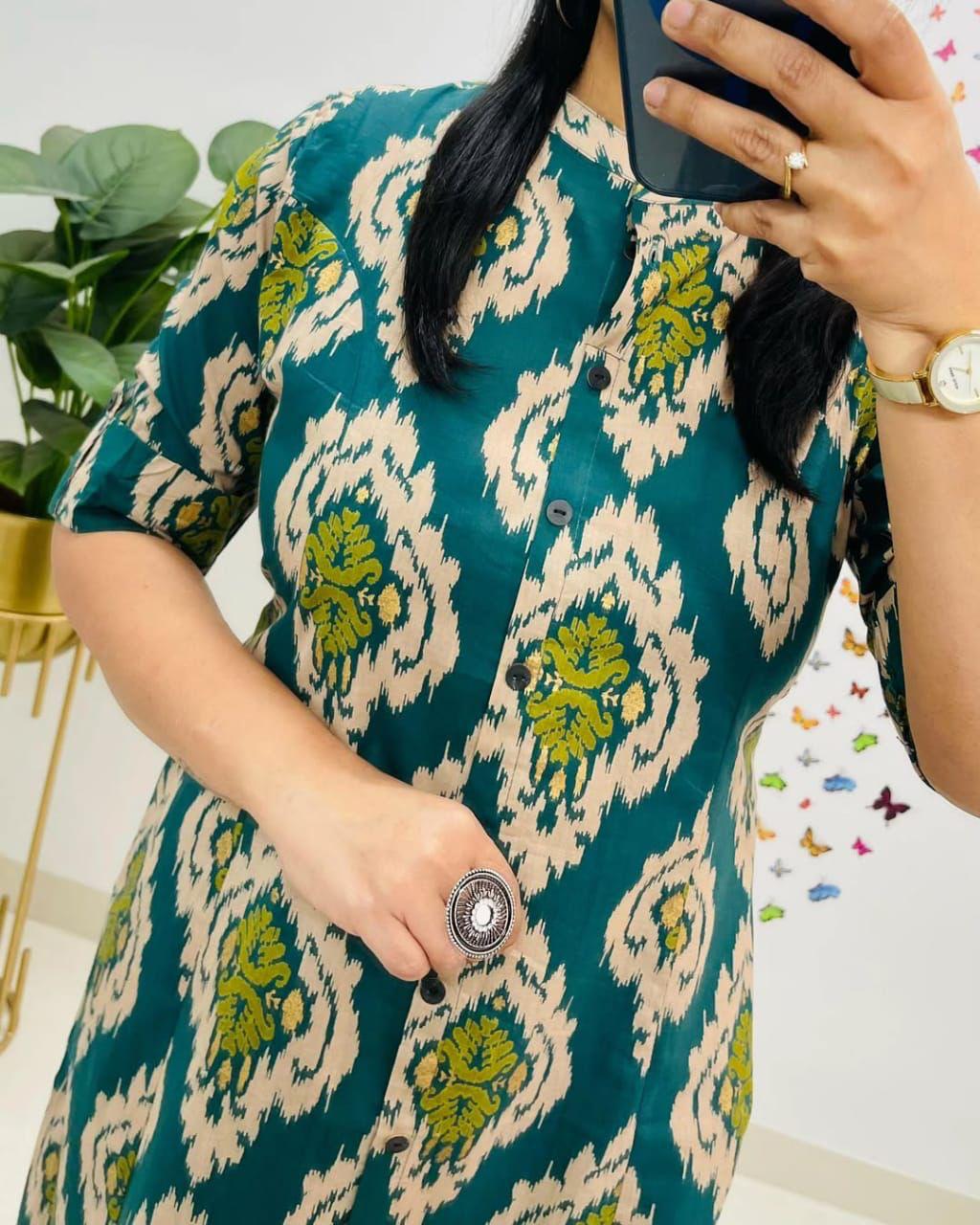 Elegant Classic Embroidered Co-ord Set