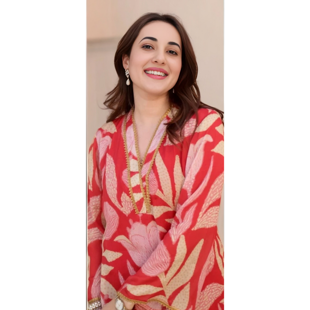 Red Floral Co-ord set